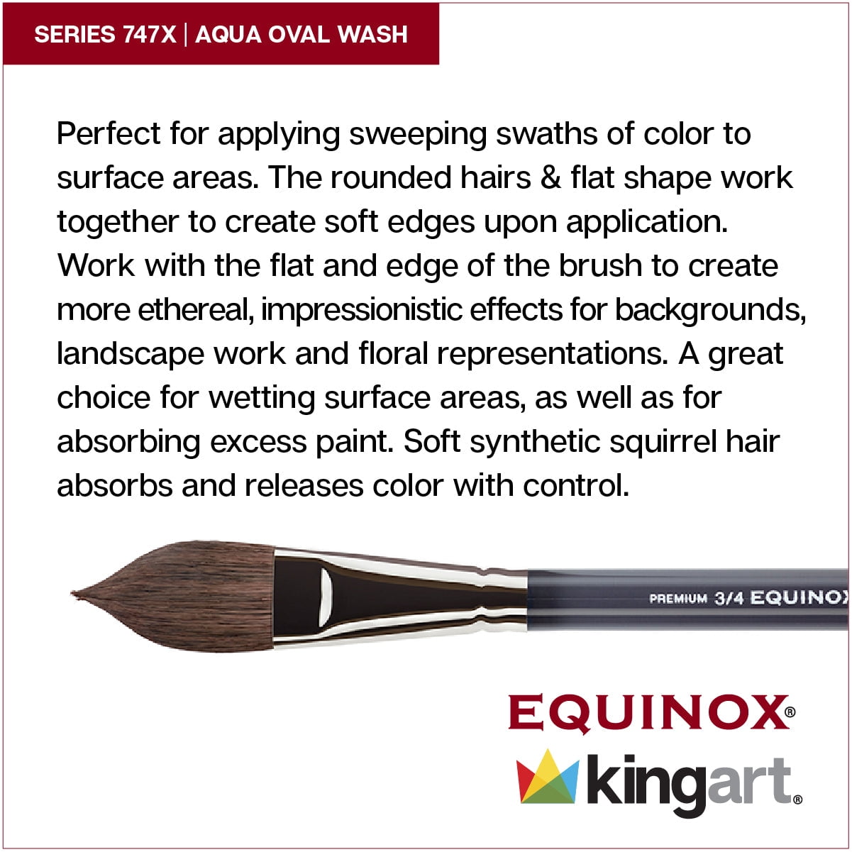 Equinox&trade; 747X Oval Wash Brush