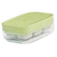 thumbnail image 4 of Molde para cubitos de hielo de 6 compartimentos, ideal para el verano, ideal para el hogar, color verde., 4 of 12