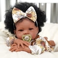 thumbnail image 1 of Muñeca BABESIDE Megan Relike Reborn Black Girl 45 cm con ropa, 1 of 7