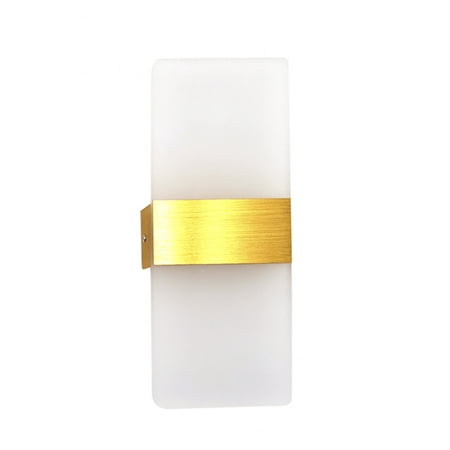 

AC 85-265V 6W Modern Wall Sconce Up Down Lamp Acrylic LEDs Wall Mounted Lights Indoor Lighting for Bedroom Balcony Hallway Corridor Stairs