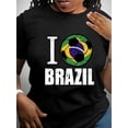 thumbnail image 1 of Camiseta de verano para mujer Suave elegante con Cuello redondoSimple English Flag Football Pattern Women's Fashion Trendy Round Neck Short Sleeve, Simple Casual Sports T-shirt, Holiday Comfortable, 1 of 6