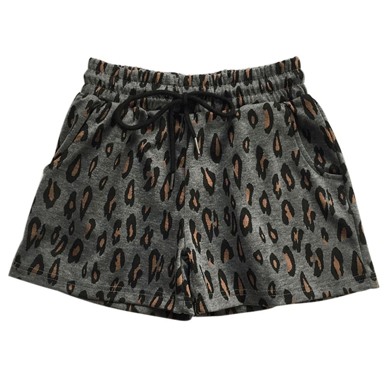 Women's Fashion Summer Leopard Beach Shorts Casual Short Pants - Walmart.com