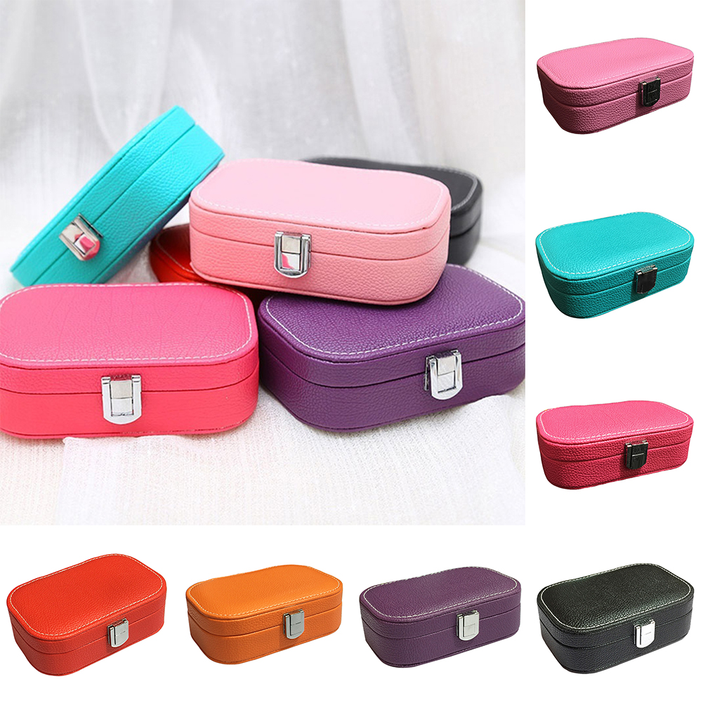 Yesbay Portable Jewelry Display Ring Earring Storage Organizer Travel