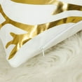 thumbnail image 7 of Unique Bargains Gold Foil Print Decorative Throw Pillow Cover 18" x 18" #34, 7 of 7