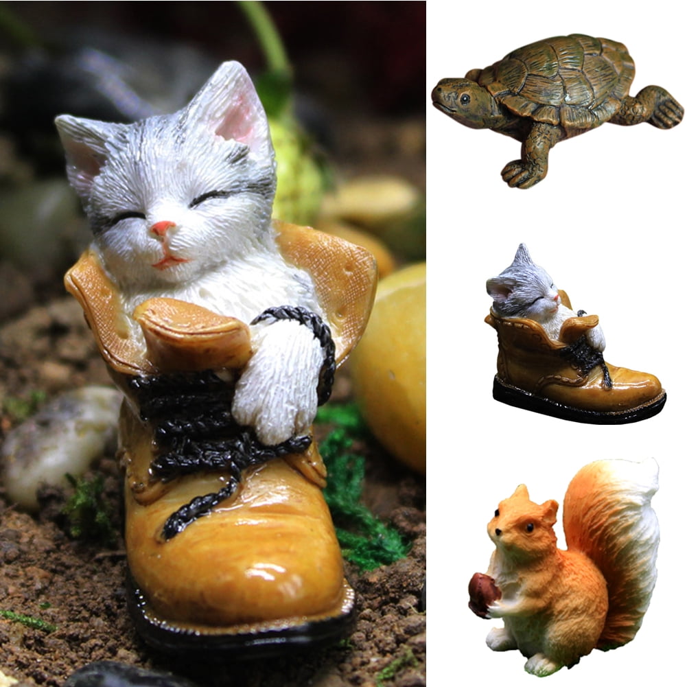 Details about   Turtle Figurine Animal Miniature Figures decoration animal statue resin crafBDA 