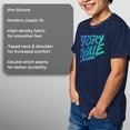 thumbnail image 6 of Boys' Husky Fortnite Victory Royale Gradient Logo Graphic Tee Navy Blue Medium, 6 of 8