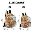 thumbnail image 2 of FORMRS Mini Backpack Purse for Women Travel Daypack Casual Shoulder Bag, Purple Floral Tomatoes, 2 of 7