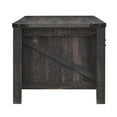 thumbnail image 2 of Open Box Farmhouse 48 Inch Coffee Table with Sliding Barn Doors, 2 of 9