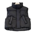 thumbnail image 2 of Joernso Winter Women Coat Stand Collar Zipper Closure Long Sleeves Pure Color Windproof Heat Retention Padded Down Coat Men Slim Fit Outdoor Jacket, 2 of 8