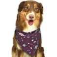 thumbnail image 5 of Dog Bandanas, Space dinosaur C Adjustable Dog Scarf Triangle Bib Handkerchief Accessories for Small Medium Large Dogs, Cats, Pets, 5 of 6