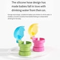 thumbnail image 4 of Tapa portátil con pajita antigoteo y botella de almacenamiento | Cubierta antiderrame para pajita de botella de agua para niños | Tapa adaptadora para botellas estándar, 4 of 5