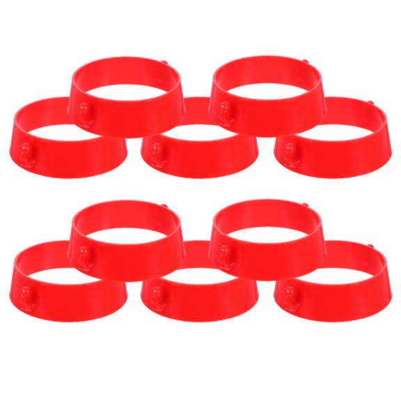 OULII 10Pcs Road Cone Chain Connector: Plastic Safety Chain for Barrier Use Outdoor