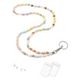 thumbnail image 5 of Eoperou Colorful Wooden Beaded Teacher Lanyard: ID Holder Retractable Badge Reel Keys Eyeglass Chains, 5 of 8