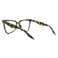 thumbnail image 3 of Blue Light Filtering Lens Glasses Geometric Irregular Square Frame UV Tortoise, 3 of 4