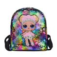 thumbnail image 2 of Bsvklp Mochilas De Viaje Para Niña De Dibujos Animados, Mochila Escolar Con Lentejuelas Para Mujer Y Niño (Multicolor) Bsvklp Para estrenar, 2 of 8