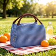 thumbnail image 5 of WYLHCEK Lunch Bag Insulation Leakproof Lunch Box Portable Reusable Large Capacity Lunch Box for Women & Men Work, Picnic, Travel, Camping, Blcak, 5 of 9