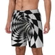thumbnail image 1 of Fotbe 3D Vortex Illusion Traje de Baño para Hombre – Shorts de Natación de Secado Rápido con Forro y Bolsillos-Medium, 1 of 6