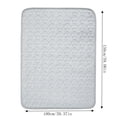 thumbnail image 3 of AuroraX Large Dog Cooling Mat Indoor Outdoor Waterproof Foldable Pressure Activated Breathable 3D Mesh Pet Cooling Mat for Cats Non-Slip Non-Toxic Cooling Pads for Dogs in Pets, 3 of 9