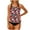 B Red, variant on Swimsuit for Women One Piece Women's Printed Pullover Top And Briefs Bikini Loose Drawstring Split Bikinis Set Yellow XL