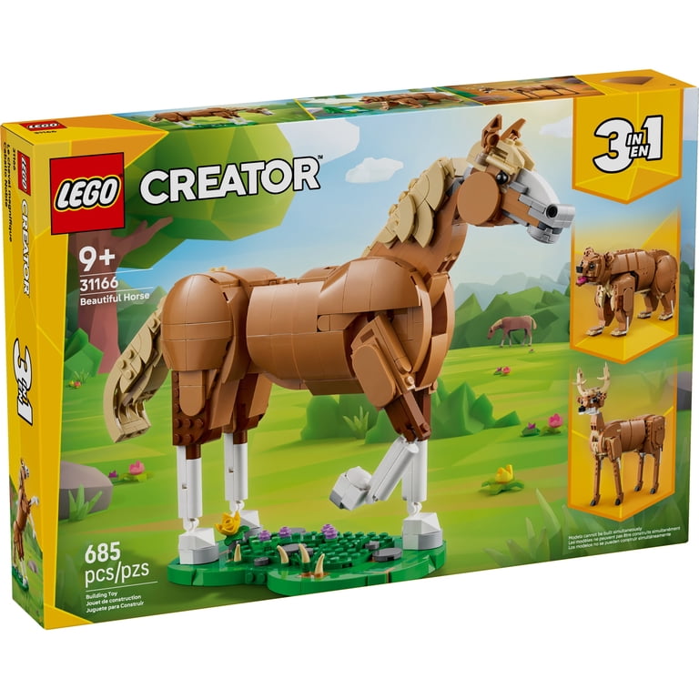 LEGO Creator 3 in 1 Horse Building Toy, 685 Pieces - Walmart.com