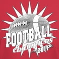 thumbnail image 3 of CafePress - Football Champions 2011 Dark T Shirt - Men's Classic Graphic Cotton T-Shirt, 3 of 4