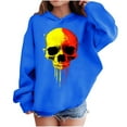 thumbnail image 2 of Cowsor Halloween Girls Casual Hoodies Cute Graphic Pullover Tops for Teen Girls 2025 Long Sleeve Hoodies Winter Clothes, 2 of 7