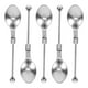 thumbnail image 2 of ColoMX Juego de cucharas con cuentas de acero inoxidable, cucharas agitadoras de café de aleación de Zinc y acero inoxidable, cucharas para té y azúcar, 5 uds., 2 of 7