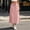 Pink, variant on Women's Drawstring Waist Cargo Midi Skirt High Waist A-Line Casual Skirt Solid Color Slit Hem Skirt Multi-Pocket Loose Fit Streetwear Skirt(Pink,2XL)