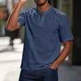 thumbnail image 4 of Guluxicc T Shirt for Mens Summer Casual V Neck Tops, 4 of 9