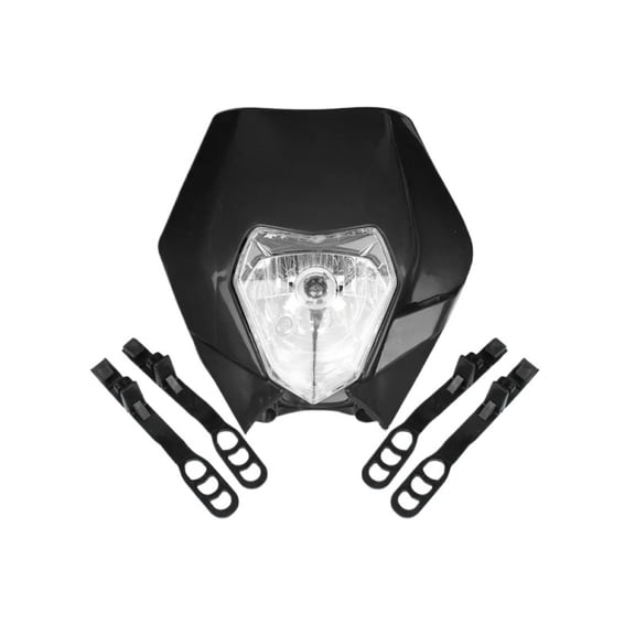 Motorcycle Headlight LED Headlamp Fairing Universal For Dirt Bike Motocross Enduro Supermoto