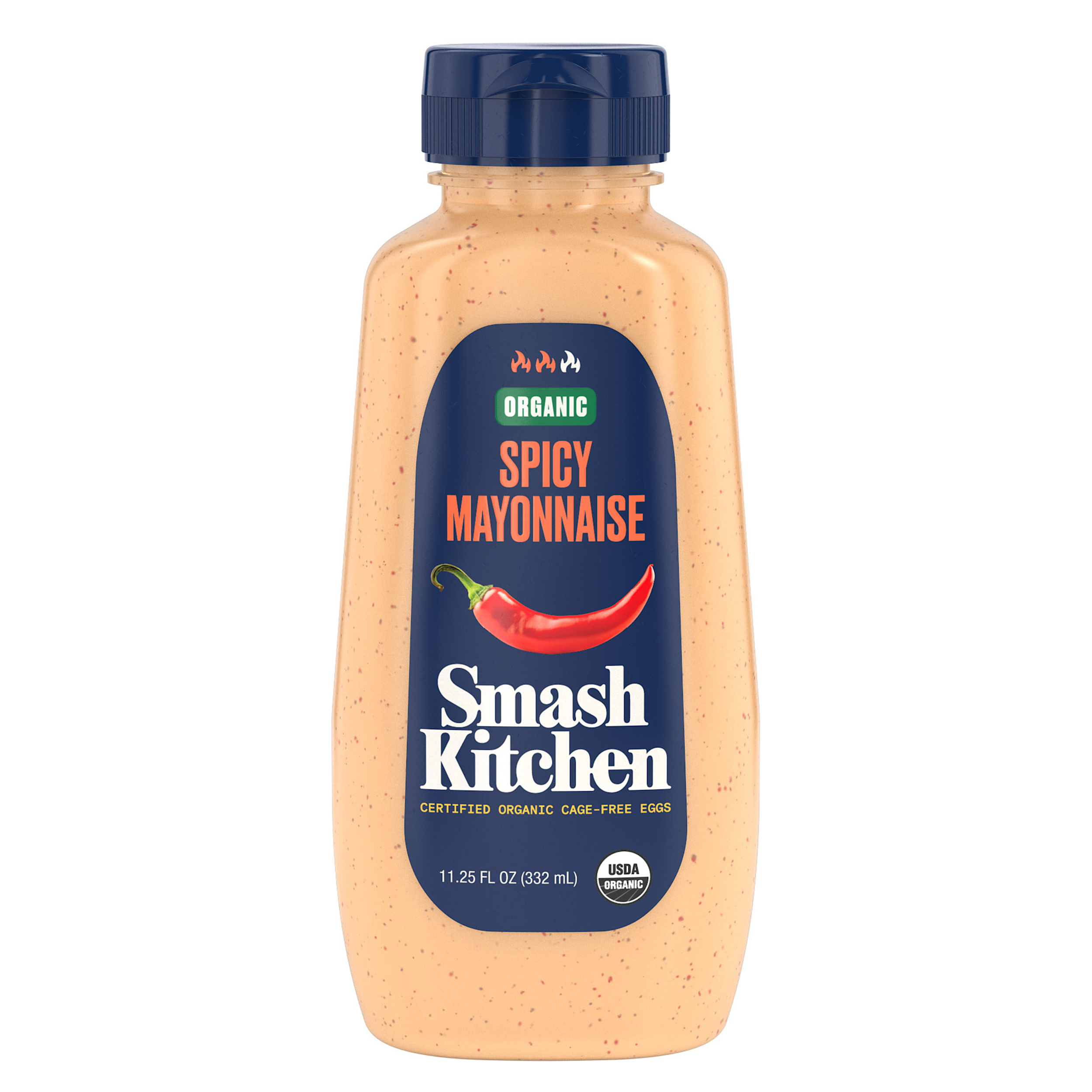 Smash Kitchen Organic Spicy Mayonnaise, 11.25 fl oz Bottle