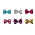 thumbnail image 7 of Yoyauz Glitter Bow Hair Clip - Shiny glitter sequined bow hair clip for girls, teens and ladies, 7 of 7