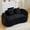 Black, variant on 67" Curved Chenille Small Loveseat Couch, 2 Seater Sofa with Sponge Spring Filled, Comfortable Loveseat for Apartment Leisure Area, Light Khaki