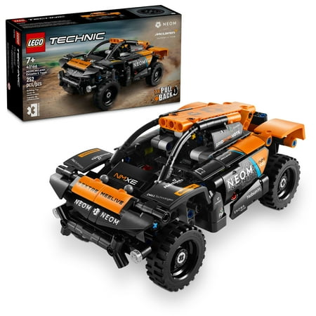 LEGO Technic NEOM McLaren Extreme E Race Car Off-Road Pull Back Car Toy for Action Vehicle Role Play Cool Toy for 7 Year Olds McLaren Car Toy Gift Idea for Boys Girls and Kids 42166