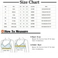 thumbnail image 2 of JGGSPWM Women's 5 Pcs Bras Side Buckle Shaping Wireless Bras Front Cross Bra Liftup Comfy Corset Bra Breathable Lace Bras White M, 2 of 2