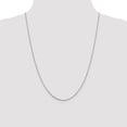 thumbnail image 4 of Auriga Fine Jewelry 10K White Gold 1.2mm Rope Chain Necklace 24inch for Women, 4 of 6