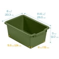 thumbnail image 2 of Scoop Front Plastic Storage Bins, 2 of 9