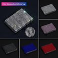 thumbnail image 3 of KAIYANG Portatarjetas de identificación para vehículos con brillantes diamantes de imitación, portatarjetas de crédito, azul y negro, 3 of 5