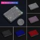 thumbnail image 3 of KAIYANG Portatarjetas de identificación para vehículos con brillantes diamantes de imitación, portatarjetas de crédito, azul y blanco, 3 of 5