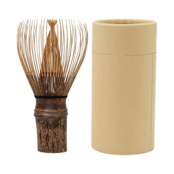 Batidor de matcha de bambú Chasen, accesorio para ceremonias domésticas, agitador tradicional profesional artesanal de polvo de té verde matcha. café