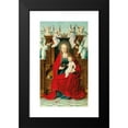 thumbnail image 2 of Early Netherlandish School 10x14 Black Modern Framed Museum Art Print Titled - The Madonna and Child Enthroned, Crowned by Angels (circa 1500), 2 of 5