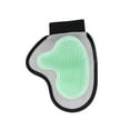 thumbnail image 2 of Nebwoak Dog Grooming Gloves - Shedding Hair Remover with Silicone Teeth, Breathable Mesh, Ergonomic Five-Finger for Bathing & Massage, 2 of 6
