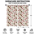thumbnail image 2 of Beige and Pink Baseball Pattern Insulated Teens Curtains Set Of 2, Bedroom Essentials, Toddler Room Decor 42"x84", 2 of 5