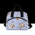 thumbnail image 6 of FORMRS Reusable Lunch Bag for Work School Leakproof Insulated Cooler with Adjustable Shoulder Strap, Cartoon Otters Pattern, 6 of 6