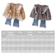 thumbnail image 3 of Sonducket Conjunto de abrigo para niña, traje para niño, traje para niño, ropa de moda, pantalones diarios lavables, Top de costura de aspecto Type3 NO3, 3 of 6