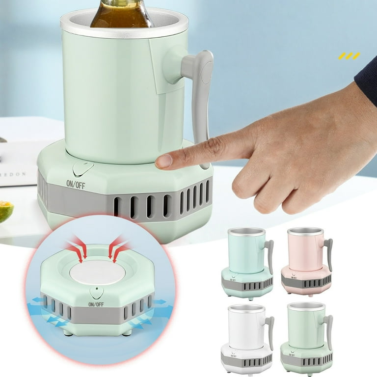 110V Portable Mini Refrigerator Cup Electric Quick Cooling