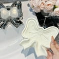 thumbnail image 4 of Ceramic Soap Dish Bowknot Soap Holder Draining Soap Tray Cute Bowtie Decorative Home Textile Storage Bathroom Organizer, 4 of 4