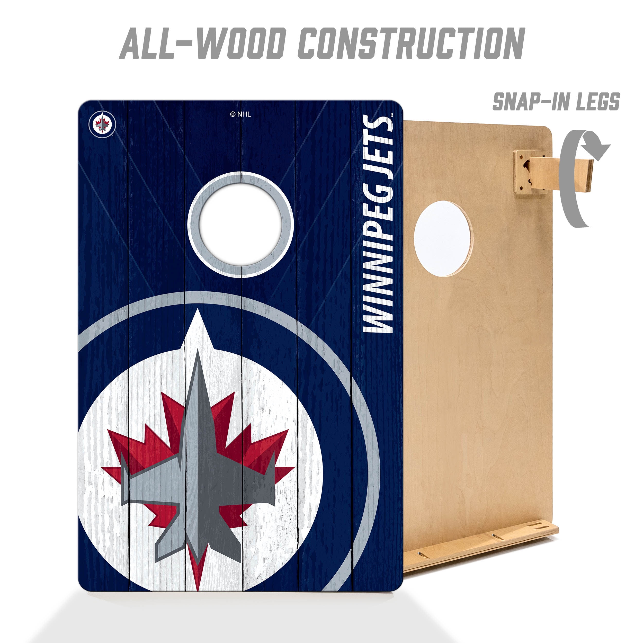 YouTheFan NHLWinnipeg Jets 2' x 3' Cornhole Game