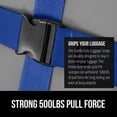 thumbnail image 3 of Correas de equipaje GORILLA GRIP, resistentes, ajustables, paquete de 2, azules, 3 of 9