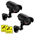 thumbnail image 1 of Cámara ficticia CCTV cámara de vigilancia de seguridad simulación roja IR LED cámara de simulación para exterior interior, 1 of 10